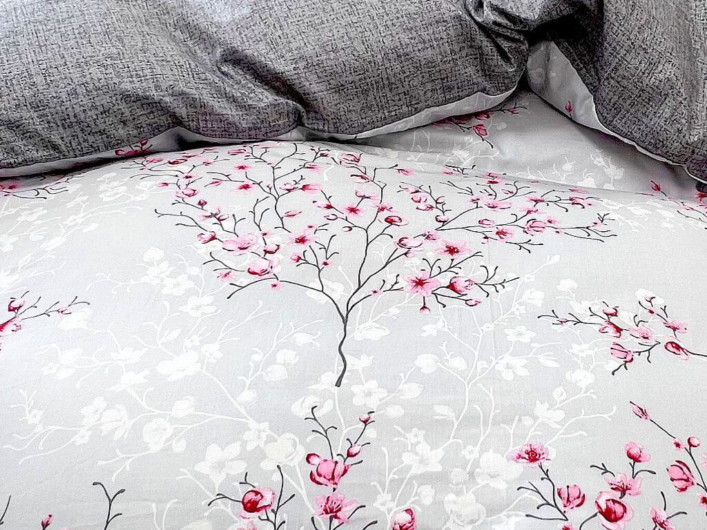 Bavlněné Saténové povlečení Sit + Sakura oboustranné