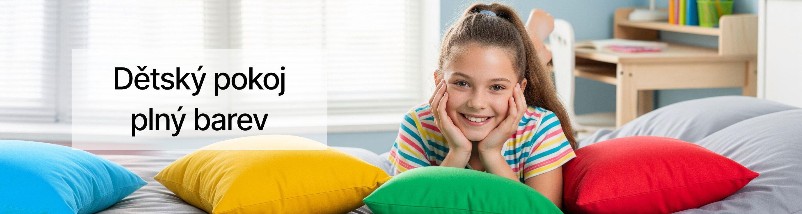 Dětský pokoj plný barev