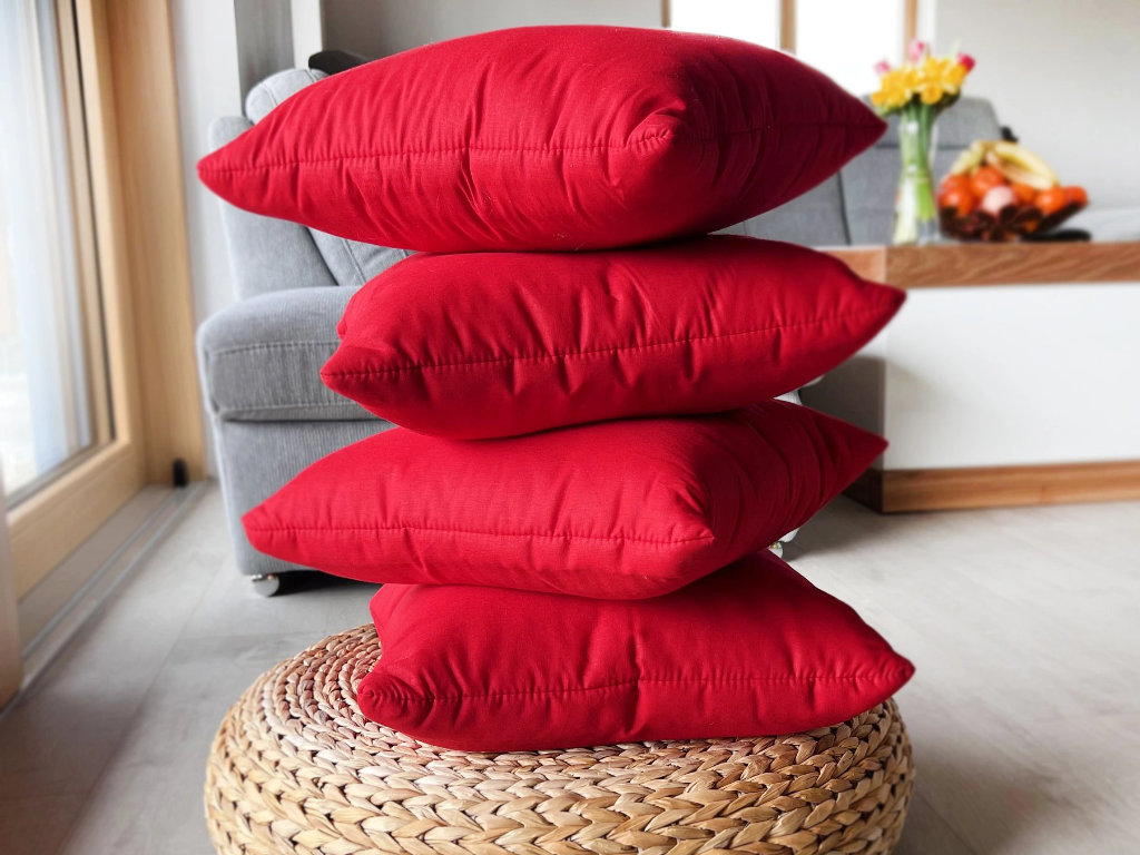 Polštář Klasik 40x40 - červený