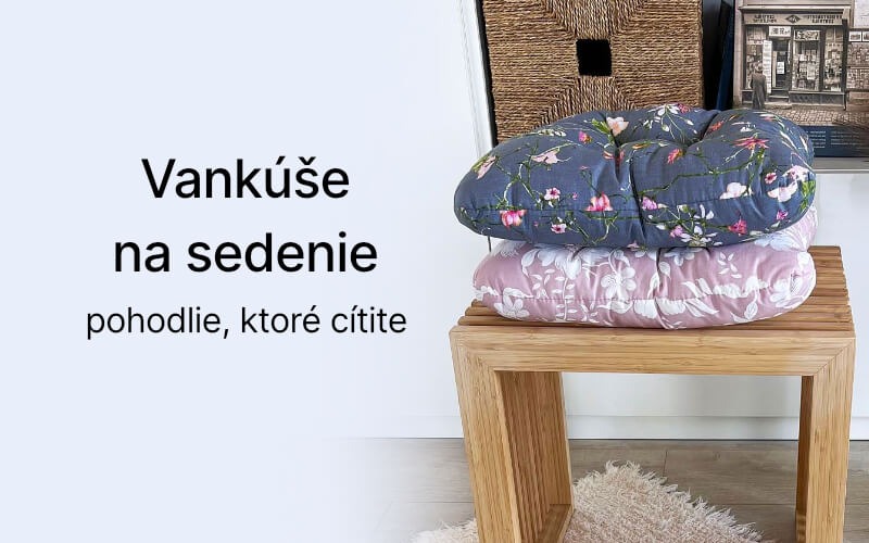 Vankúše na sedenie