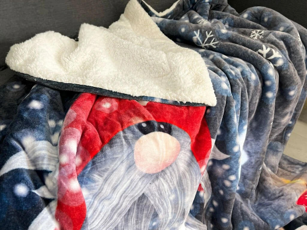 Obojstranná deka s baránkom - Škriatok