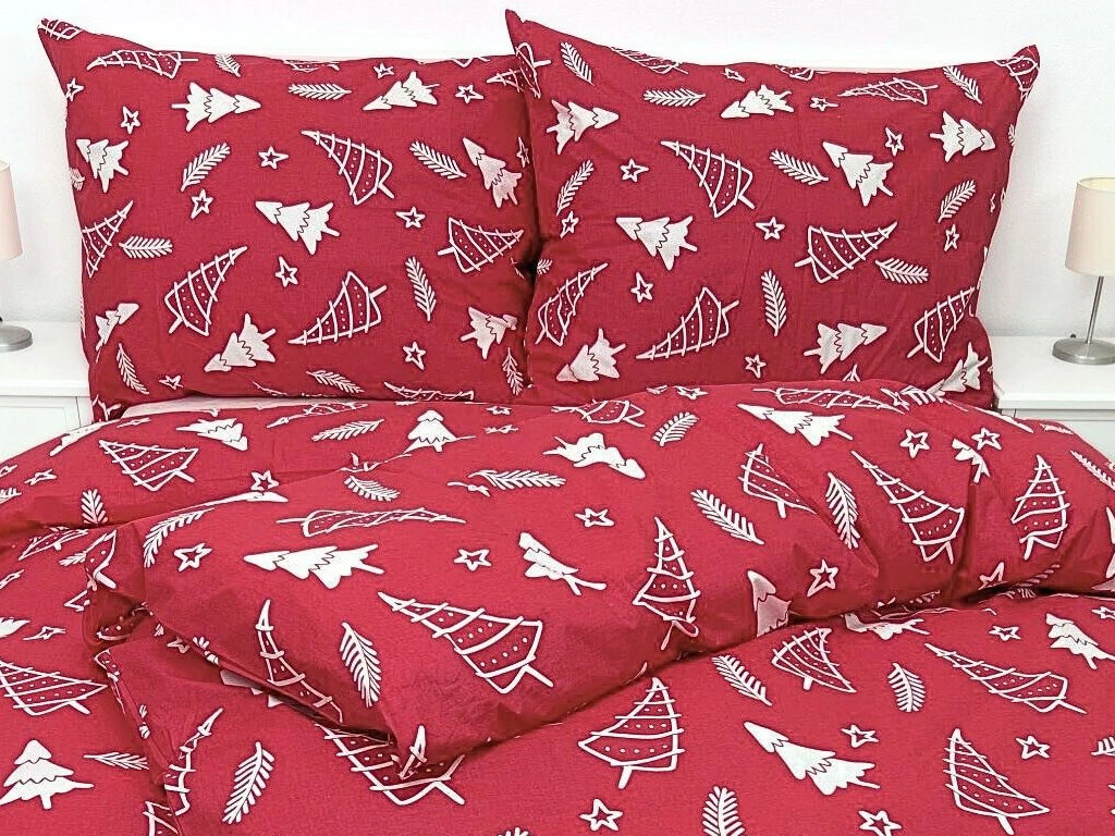 Bavlněné povlečení Vánoční strom