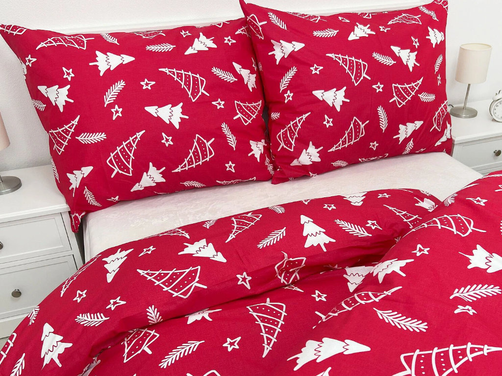 Bavlnené obliečky Vianočný strom