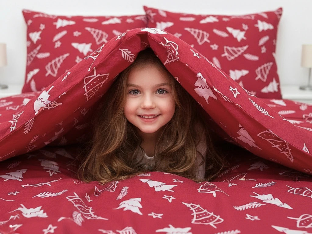 Bavlněné povlečení Vánoční strom