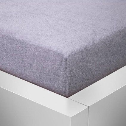 Froté prostěradlo - Šedé
