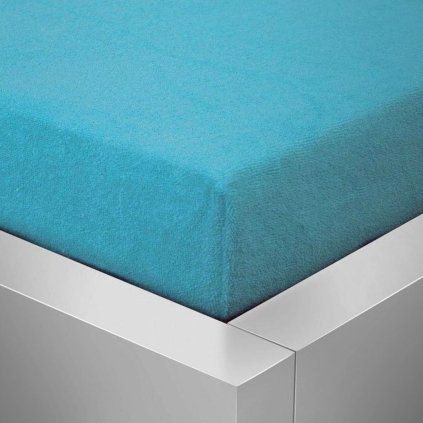 Froté prostěradlo - Modré
