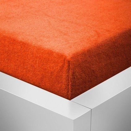 Froté prostěradlo - Rezavé