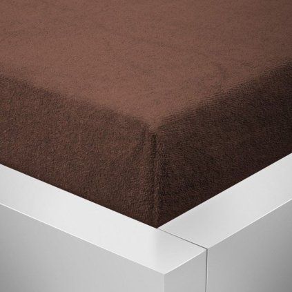 Froté prostěradlo - Čokoláda