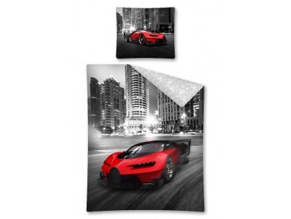 Bavlněné povlečení - Super Car - 140x200 + 70x80
