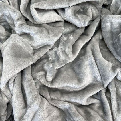 Mikroplyšové prostěradlo - Světle šedé