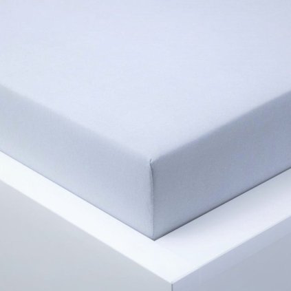 Jersey prostěradlo s elastanem 90x200 / 25cm - šedé
