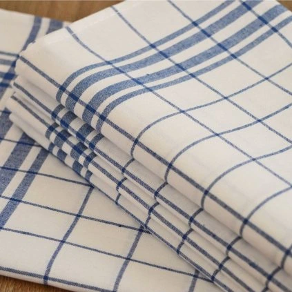 Bavlněná utěrka - vyvařovací - modrá