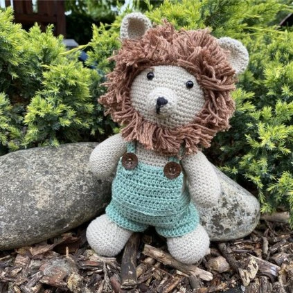 Háčkovaná hračka - Lev Kuba