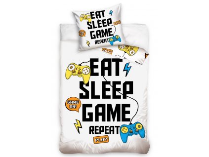 p328967 bavlnene povleceni eat sleep game repeat nl201020 1 1 338545