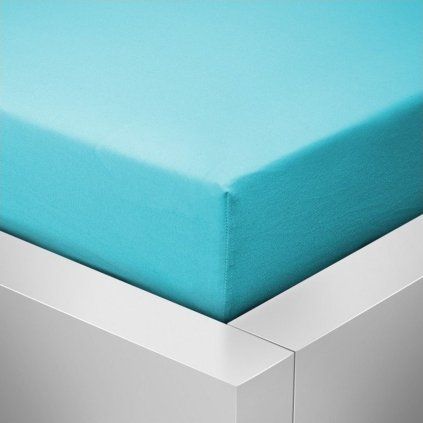 Jersey prostěradlo s elastanem - Modré