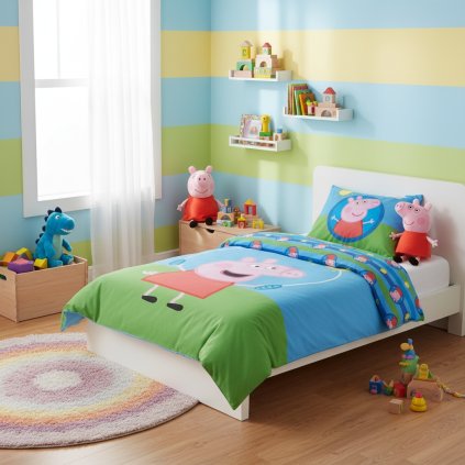 Písecké Lůžkoviny vytvoř uměleckou fotografii dětského pokoje ve veselých barvách s 4202e0c7 6e28 4b6a a243 d8e7f5e2f09e