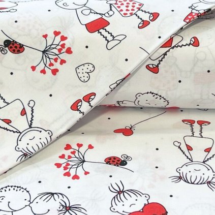 Metráž bavlna - Láska