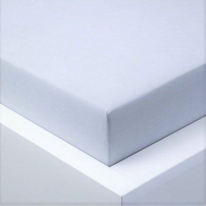 Jersey prostěradlo s elastanem 140x200 / 25cm - šedé