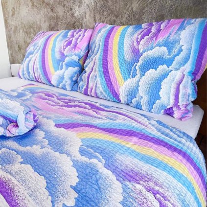 Metráž krep - Obláčky