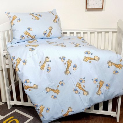 Detské obliečky - Žirafa modrá II. akosť
