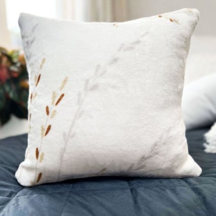 Mikroplyšový polštář 40x40 - Vrba