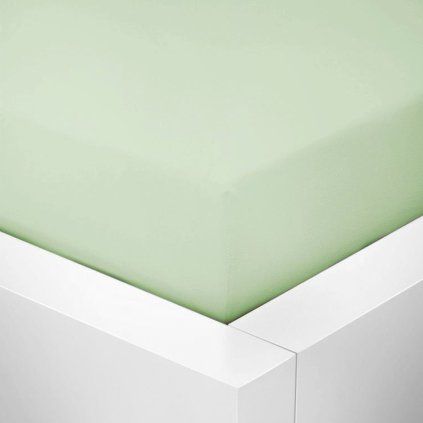 Jersey prostěradlo s elastanem - Tmavá šalvěj