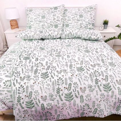 Metráž krep - Herbář Zelený