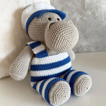 Háčkovaná hračka - Hrošík Pája