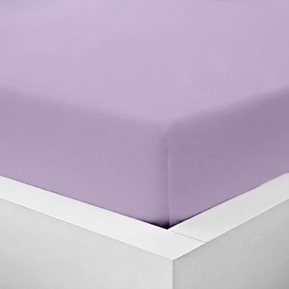 Jersey prostěradlo s elastanem - Violet