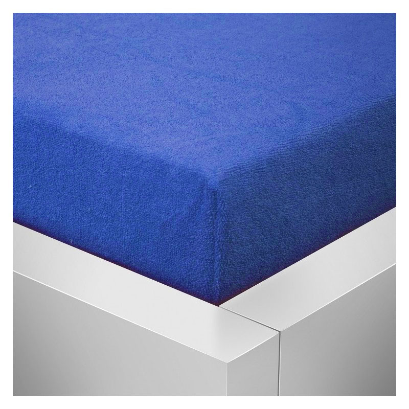 Froté prostěradlo 200x220 /25cm - tmavě modré