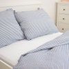 Krepové povlečení Pruhy modré