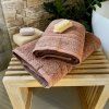 Froté osuška HOTEL 500g - Hnědá 70x140