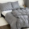 Bavlněné povlečení Kostička šedá