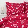 Bavlněné povlečení VÁNOČNÍ STROM ČERVENÝ