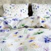 Krepový povlak na polštář 70x90 - Zahradné kvety II.jakost