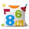Bavlněný povlak na polštář - Číslice