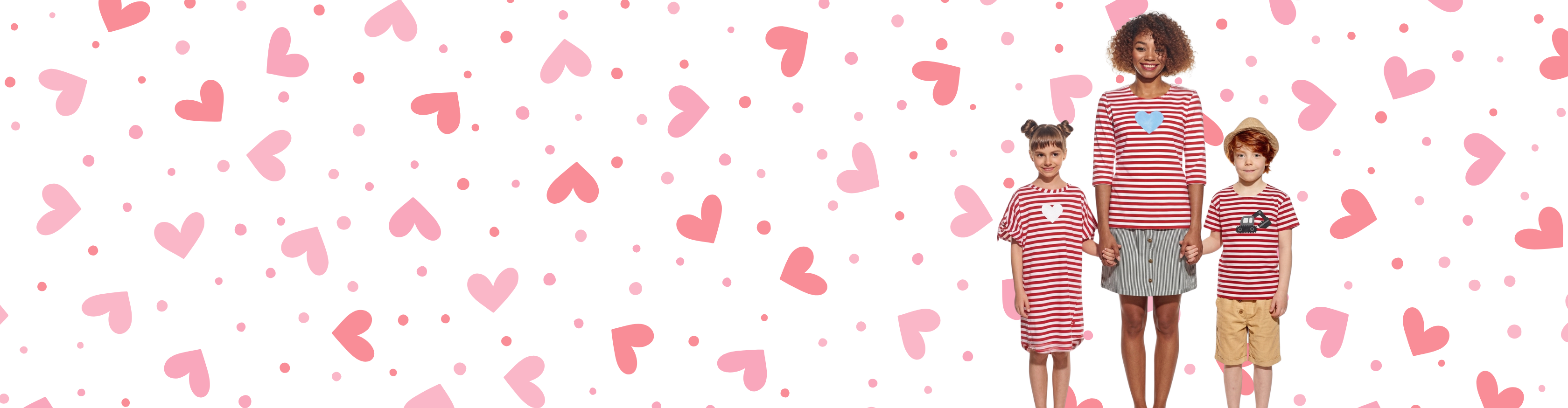 Srdce a cerveny pasik