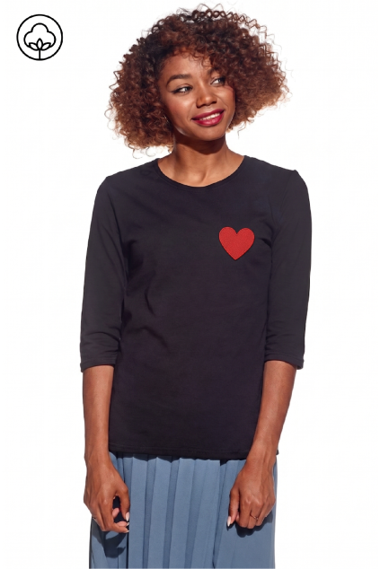 Dorota Supima cierna srdce