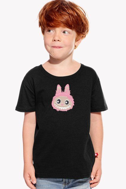 Leo, Detské tričko, Čierne, Bubu (Veľkosť 98)