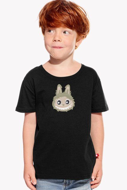Leo, Detské tričko, Čierne, Bubu (Veľkosť 98)