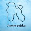 Jméno pejska + silueta pudl