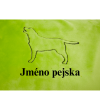 Jméno pejska + silueta labrador