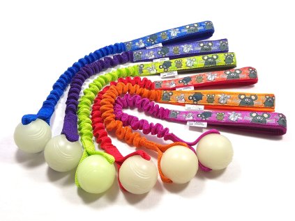 Svítící míček Chuckit Glow na amortizeru