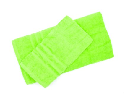 Ručník/osuška s výšivkou - zelená