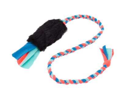 Přetahovadlo pro psa – ovečka s flísovou rukojetí 80 cm