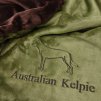 Luxusní plyšová deka pro psa – australská kelpie
