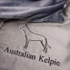 Luxusní plyšová deka pro psa – australská kelpie