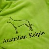 Luxusní plyšová deka pro psa – australská kelpie