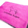 Luxusní plyšová deka pro psa – australská kelpie
