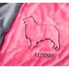 Luxusní plyšová deka pro psa – australský ovčák